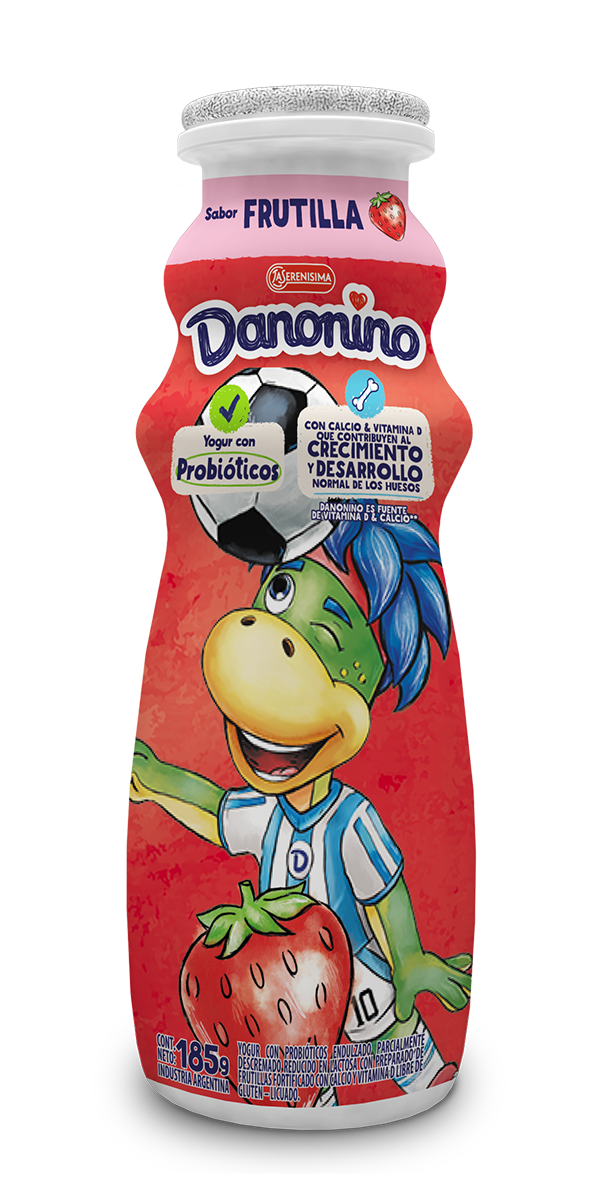 Danonino 185g Frutilla futbolista